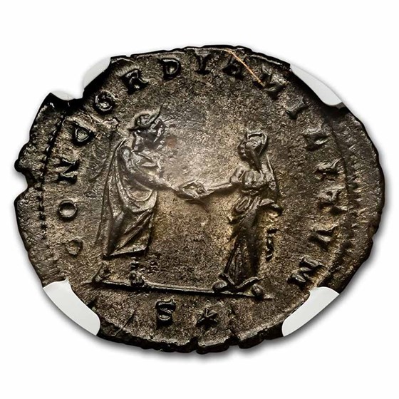 Buy Roman Empire Bi Dbl Denarius Aurelian (2705 AD) MS NGC RIV V 244